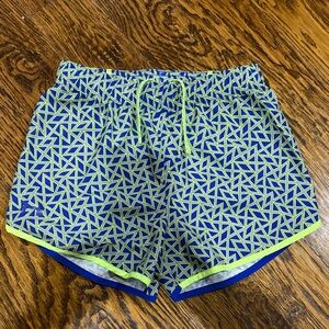 Under Armour Blue and Green Kids Patterned Shorts